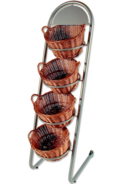 Shop Display med 4 runde kurve