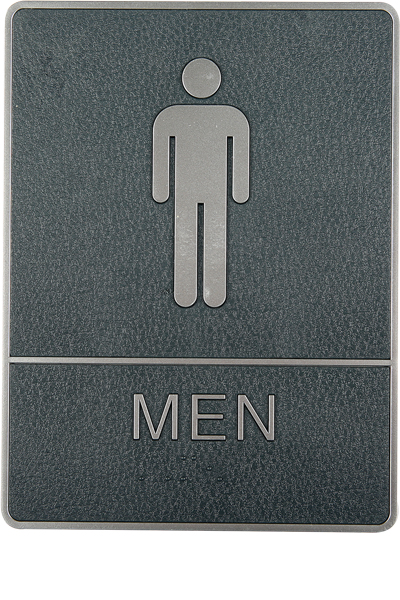 Icon Sign with Text - Men