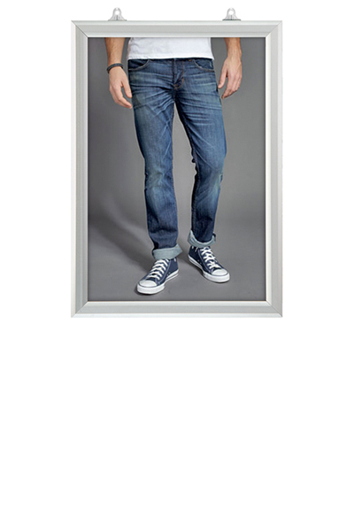 Slide-In Frame 25mm Vertikal A3 Alu