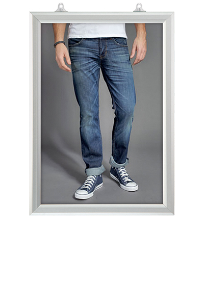 Slide-In Frame 25mm Vertikal A2 Alu