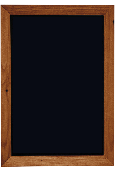 Wood Frame Black Chalkboard 80x120cm