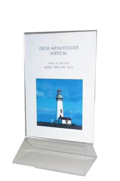 DELTA MENU HOLDER Vertical A5