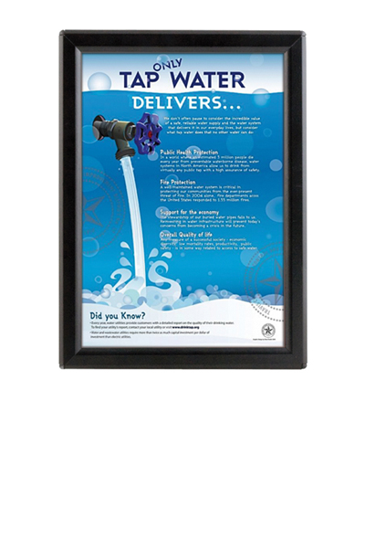 Opti Snap Frame 14 mm gering A6 - black