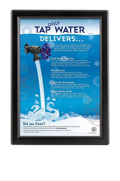 Opti Snap Frame 14 mm gering A5 - black