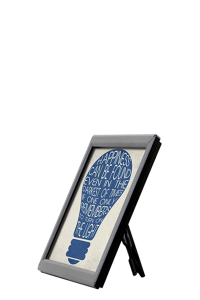 Photo Snap Frame 14 mm gering A6 - black