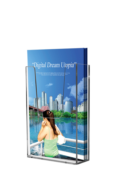 Acrylic Wall Brochureholder A5 klar