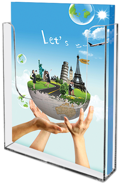 Acrylic Wall Brochureholder A4 klar