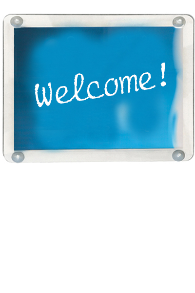 Window Frame med sugekop. Akryl. A4 Horisontal