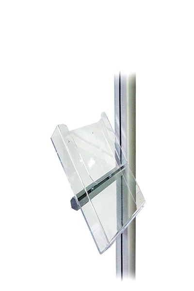 MULTISTAND akryl brochureholder m/alu beslag