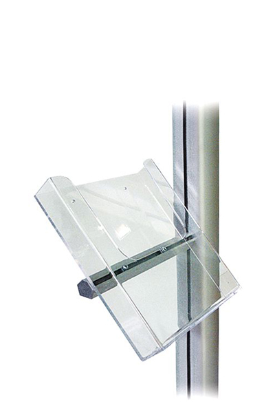 MULTISTAND akryl brochureholder m/alu beslag