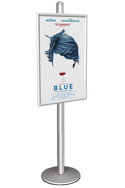 MULTISTAND 9 Enkeltsidet 25mm 1 x 60x85 cm Alu