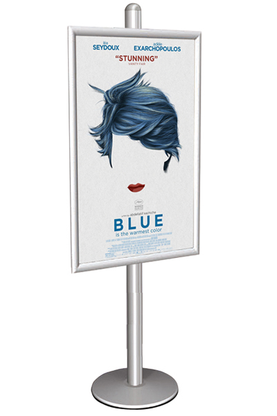 MULTISTAND 9 Enkeltsidet 25mm 1x 70x100 cm Alu