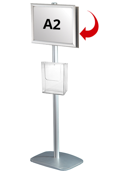 Mini Multistand 4 - Dobbeltsidet A2 Snap Frame + A4 Brochureholder