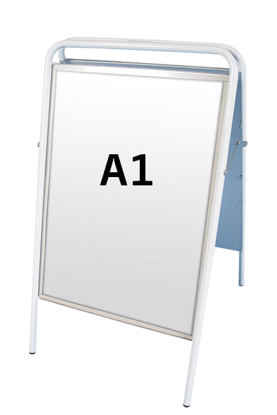 EXPO SIGN gadeskilt 22mm  A1 hvid