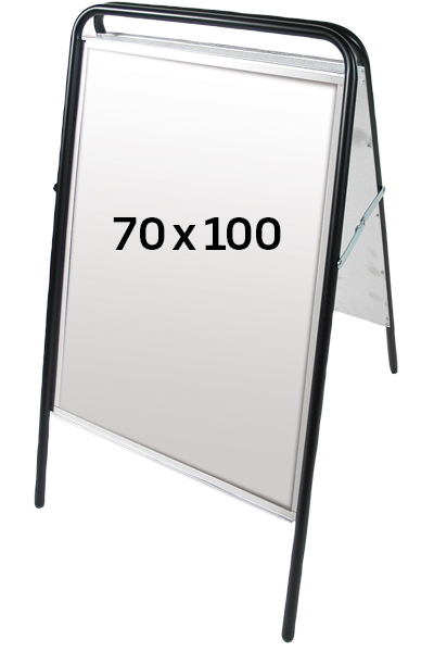 EXPO SIGN gadeskilt 70x100 sort