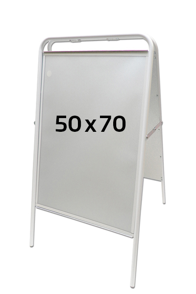 Expo Budget Gadeskilt 50x70 cm hvid