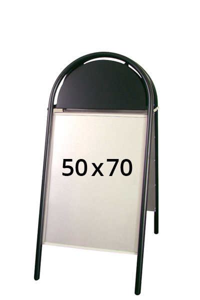 EXPO GOTIK gadeskilt 25mm 50x70cm sort