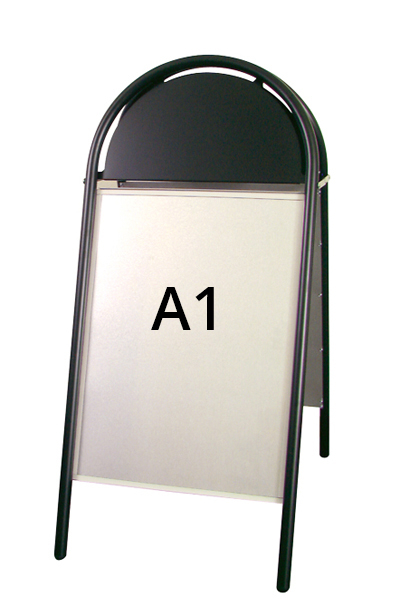 EXPO GOTIK gadeskilt 25mm A1 sort