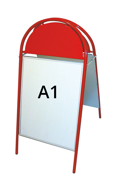 EXPO GOTIK gadeskilt 25mm A1 rød