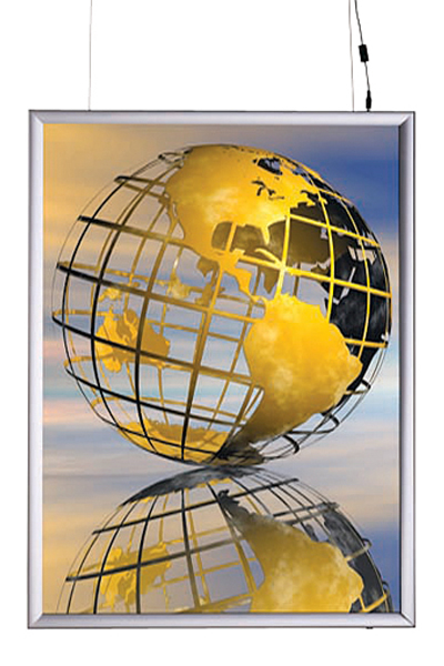 LED Light box A0 Double sided - vertikal/horisontal 35mm profile. 39mm dyb