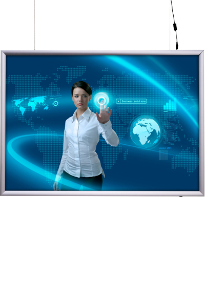 LED Light box 70x100cm Double sided - horisontal