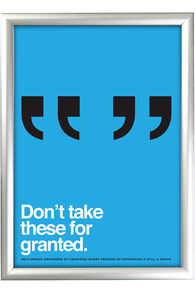 Double Sided Window Frame 32mm (G) A0 alu