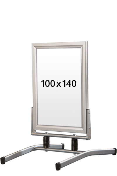 WIND-LINE LUX gadeskilt 45mm (G) 100x140cm alu