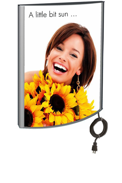 LED CONVEX LIGHTBOX 50x70cm alu