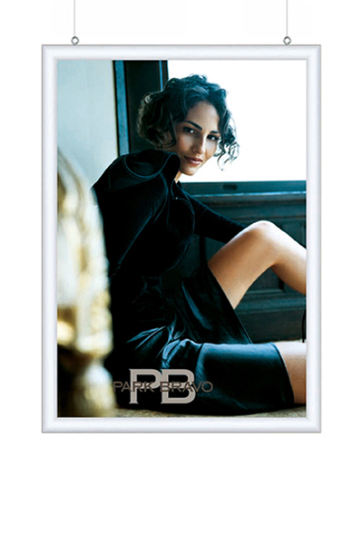 DOUBLE SIDED SNAP FRAME 25mm (G) 50x70cm alu