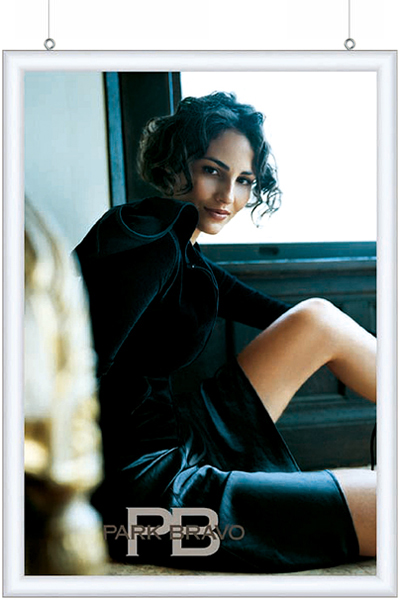 DOUBLE SIDED SNAP FRAME 25mm (G) 70x100cm alu