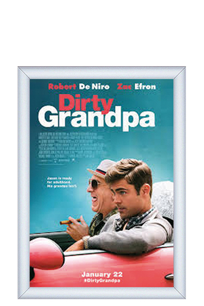 Multistand ALU SNAP FRAME 25mm (G) A1 alu enkeltpakket med beslag