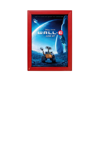 ALU SNAP FRAME 32mm (G) A4 rød