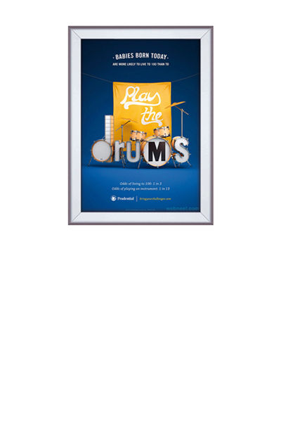 ALU SNAP-FRAME 32mm (G) A3 alu