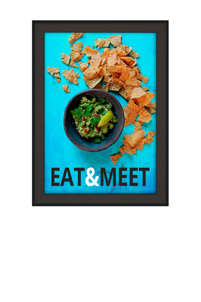 ALU SNAP FRAME 32mm (G) A2 sort