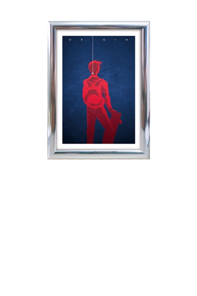 ALU SNAP-FRAME 25mm (G) A4 chrome