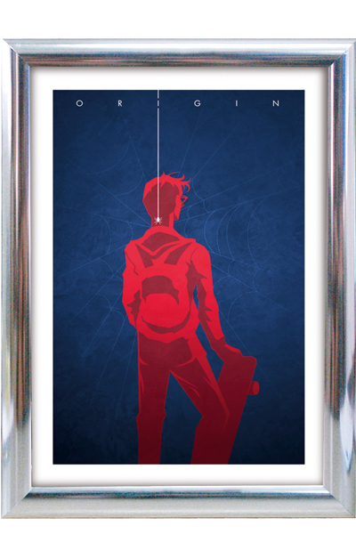 ALU SNAP-FRAME 25mm (G) 70x100cm chrome