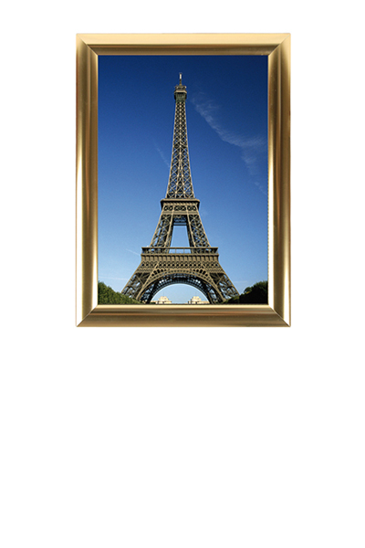 ALU SNAP FRAME 25mm (G) A3 golden anodized - blank