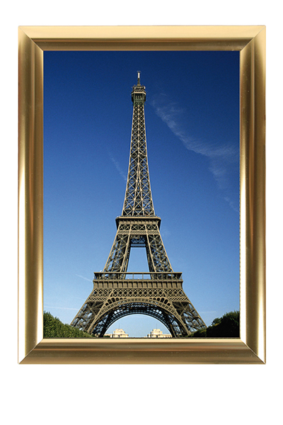 ALU SNAP FRAME 25mm (G) A1 golden anodized - blank