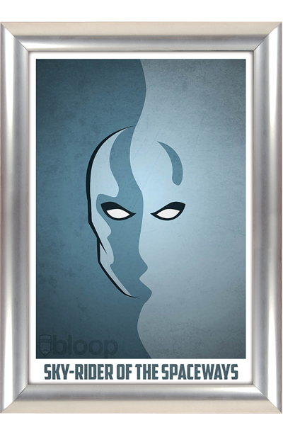 ALU SNAP FRAME 25mm (G) 70x100cm  stainless steel