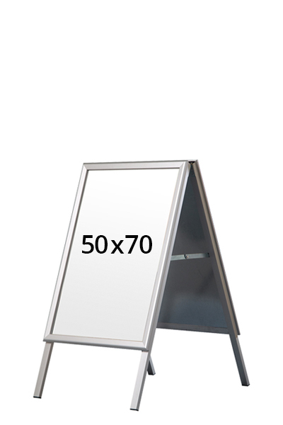 ALU-LINE gadeskilt 32mm 50x70cm (G) ALU