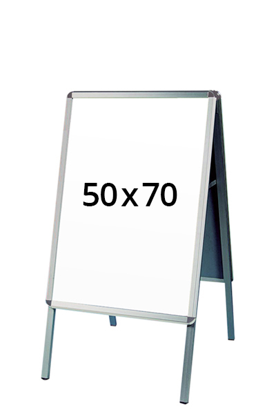 ALU-LINE gadeskilt 32mm 50x70cm (R) ALU