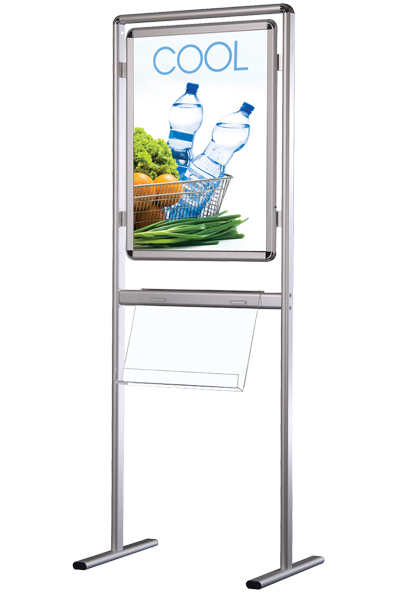 INFO-LINE Poster Enkeltsidet m/hylde