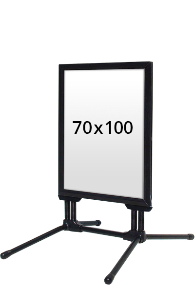 WIND-LINE BUDGET gadeskilt 40mm (G) 70x100cm - Sort