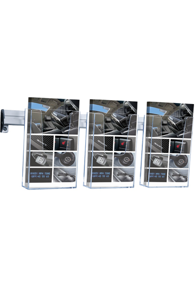 Brochure Holder Wall Arylic  3xM65