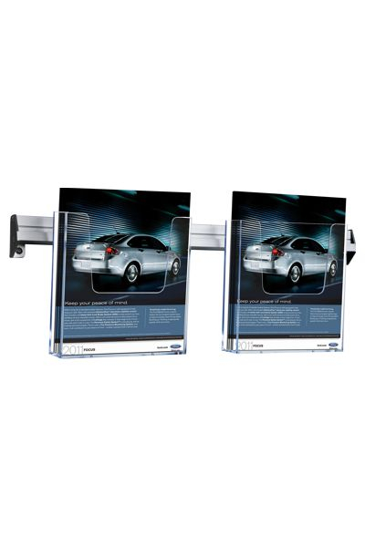 Brochure Holder Wall Arylic 2xA5