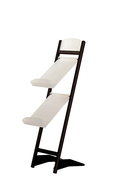 Tilted stand  2xA4 - black