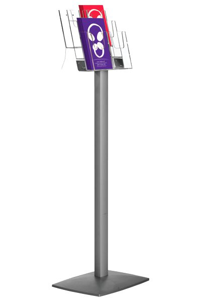 Pillar Leaflet Dispenser 6xM65