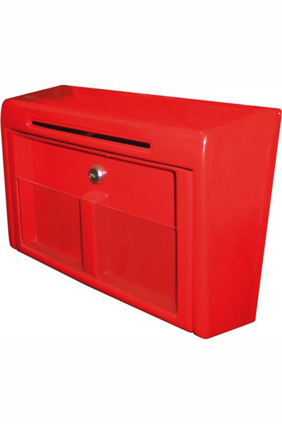 INFO MODUL POSTKASSE rød