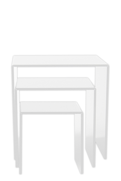 Nesting Shelves x 3 - clear