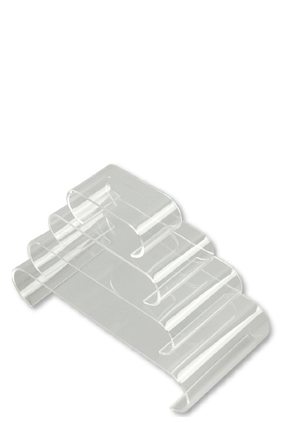 Nesting Shelves Rounded x 4  - transparent